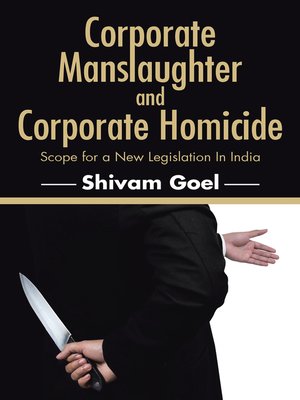 cover image of Corporate Manslaughter and Corporate Homicide
